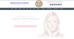 Desktop Screenshot of bergenplasticsurgery.com